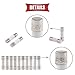 Hilitchi 100pcs 250V 0.5A to 15A Fast Blow Ceramic Fuses Tubes Fuses Assorted Kit 5 x 20mm