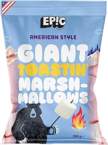 EPIC SNAX CO American Style Giant Pink & White Toastin’ Marshmallows, 300 g