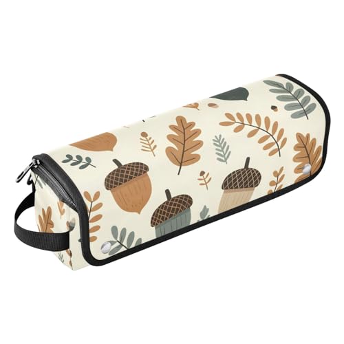 Organizador portátil para herramientas de peinado con tapete resistente al calor para plancha alisadora, rizadora y otras herramientas de cabello