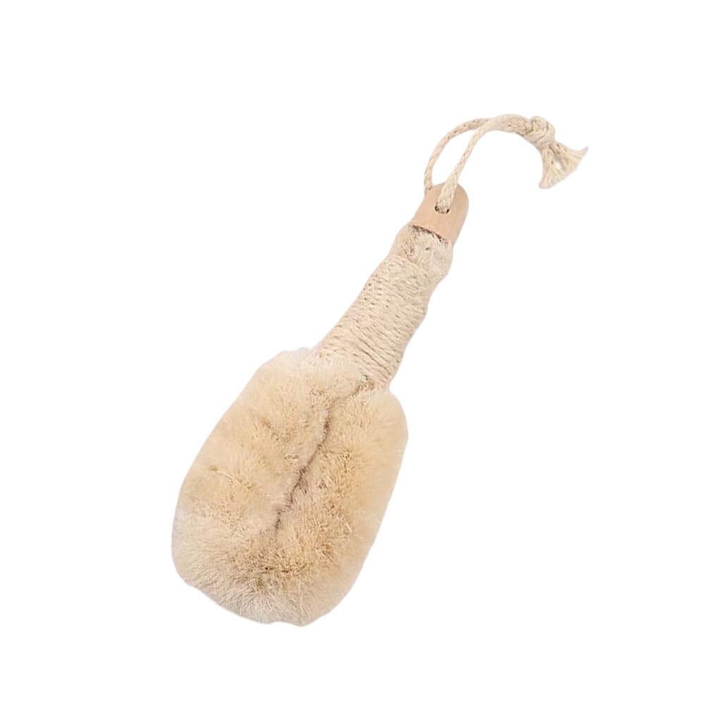Sisal-Bürste Mit Holzgriff – Für Trockenbürsten, Peeling & Massage (ca. 24.5 Cm)