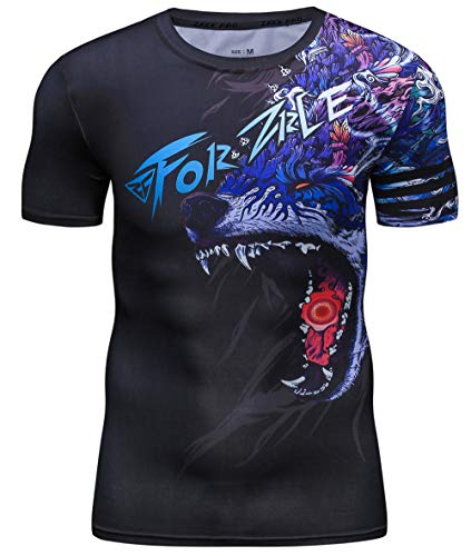 Red Plume camiseta de compressão fresca e seca camada base de compressão atlética camada base esport