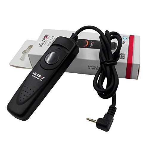 VILTROX SR-C1 Remote Shutter Release Cable for Canon Digital Rebel T6 T6i T6s T5i, T4i, T3i, t3, t2, 70D, 60D, 1200D 1100D Replaces Canon RS60-E3
