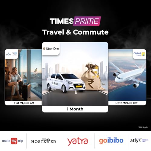 Image of Times Prime Premium Membership | Exclusive Benefits for Lifestyle, Movies & Travel | Watch on TV, Mobile, Laptop (Email Delivery of Membership Code within 2 Hours)