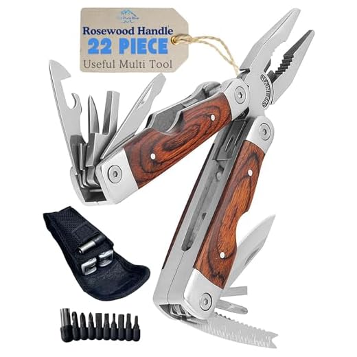 Rosewood Multi-Tool, 22 in 1 Tools