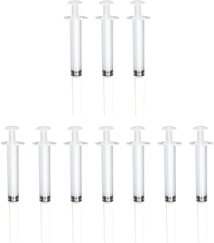 FOMIYES Tubo de 15 piezas reutilizable de cera nasal vaginales émbolo para hombres mujeres parejas geles cremas inyector blanco lanzador personal