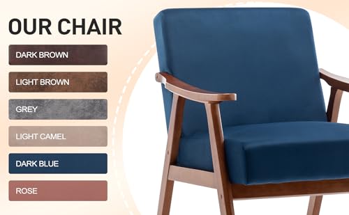 Sillón Plegable Terciopelo Azul miniatura 7
