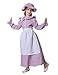 Colorful House Pioneer Costume Dress Girls American Historical Modest Prairie Colonial Floral Dress Purple