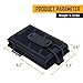 IDOGEAR Tactical Phone Pouch Molle Magazine Pouches Universal Utility Smartphone Holster Bag Outdoor EDC Waist Pouch Compatible with Phones Up to 6.8 Inches 500D Nylon (Black)
