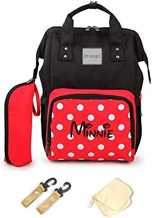 PERSONALIZED Diaper Bag Knapsack Backpack Monogram Baby Bag (Minnie)