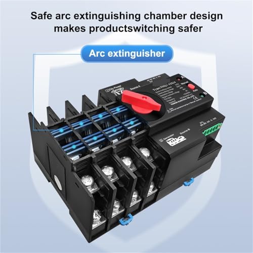 ATS 4P 125A inverseur automatique triphasé pour protéger la maison des coupures - 2