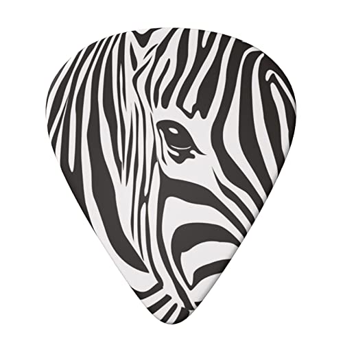 ASDTEHCY Lot de 6 médiators en celluloïd, rayures zébrées, fins, moyens et lourds pour guitares acoustiques, électriques… - Les Beatles, Paul McCartney, John Lennon, RIngo Starr, George Harrison ASDTEHCY Lot de 6 médiators en celluloïd, rayures zébrées, fins, moyens et lourds pour guitares acoustiques, électriques… – Image 4