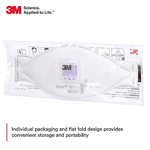 3M 9211+ N95, Pack Of 10 Disposable Respirators thumb #6