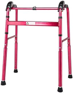 LKAIBIN CKQ-KQ Andador para silla de ruedas sube cuesta arriba y descenso para subir al viejo rojo en caminador para ayudar a la silla de ruedas de entrenamiento de extremidades inferiores de Walker.