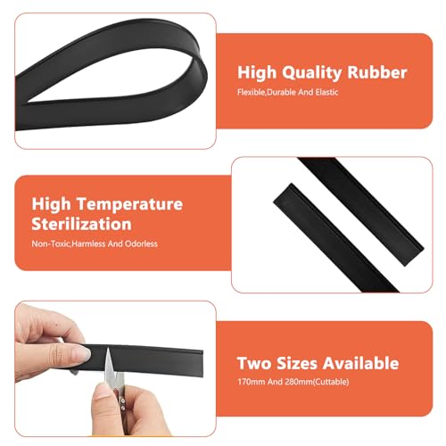 Fenstersauger Zubehör für Kärcher Fenstersauger WV 2 Plus N WV 5 Plus N WV 1 Plus, 6 Stück Zubehör Mikrofaser-Wischbezüge und 4 Stück Gummilippe Abzieher, Kärcher Fenstersauger Ersatzteile(Gelb+Grau)