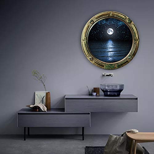 Vinilo Decorativo Redondo Azul 43.18 cm x 43.18 cm miniatura 3