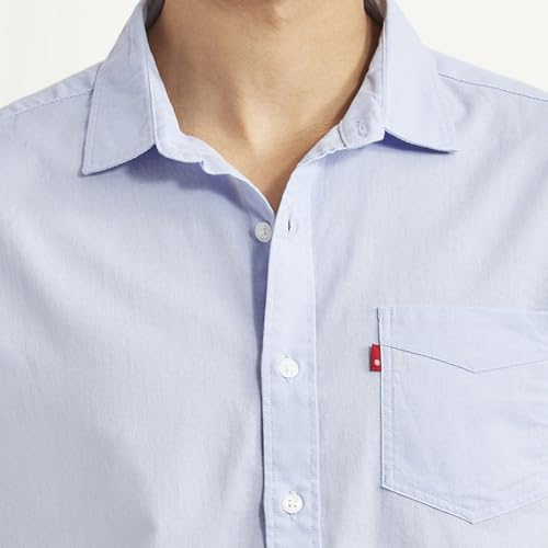 Image of Levi's Men's Solid Slim Fit Shirt White