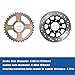 Go Kart Rear Axle Kit 44-inch Axle with Pillow Block Sprockets Brake Discs Hubs Chains Brake Master Cylinder Calipers Replacement for Go Kart ATVs 4x4s and Drift Tricycles