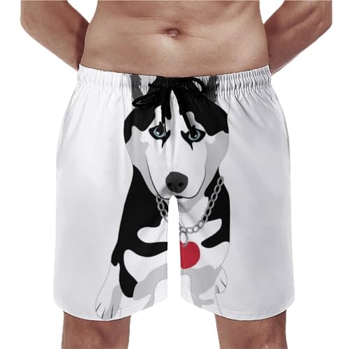 Shorts de bain homme husky avec cordon serrage réglable