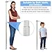 tonchean Wall Mount Telescopic Height Measuring Rod Professional Aluminum Stadiometer Accurate Scale Height Measuring Tool for Kids & Adults, 23.6-78.7 inch/60-200 cm, Unit with inch & cm