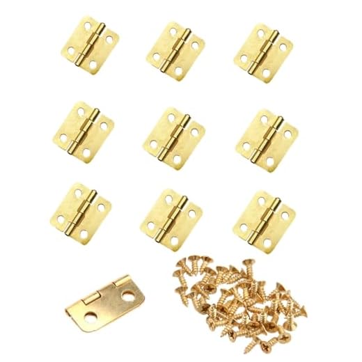 JZK Gold Mini Hinges for Cabinets