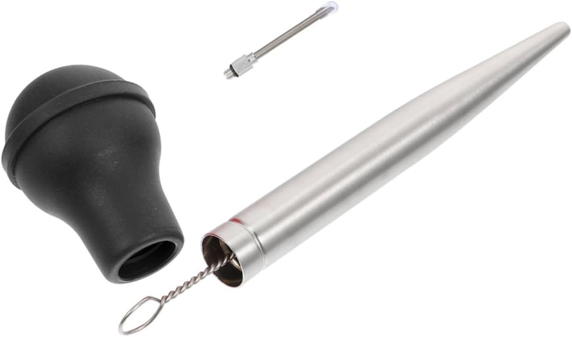 Ciieeo Stainless Steel Turkey Injector Meat Marinade Injector Syringe Bbq Sauce