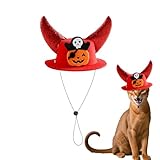 Tuxuseo Cappello per cani di piccola taglia, cappello di | accessorio regolabile per feste di famiglia, spettacoli teatrali spettacoli palcoscenici