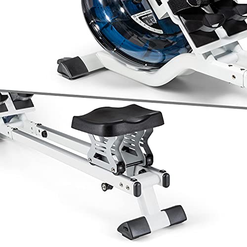 Capital Sports Rudergerät für Zuhause, Rudermaschine mit Wasser-Widerstand, Rowing Machine Klappbar, Rowshaper bis 150… – Bild 5