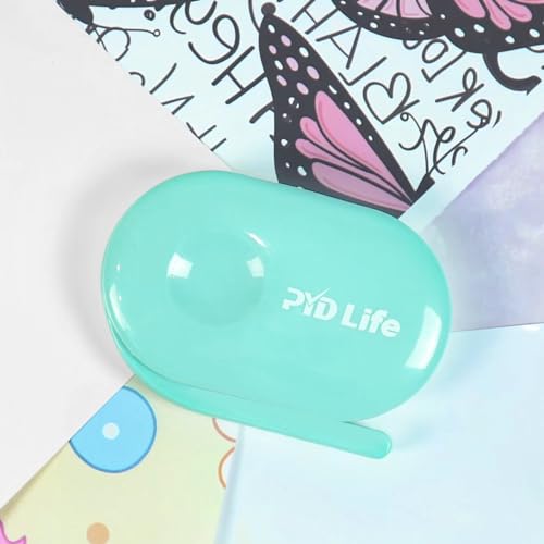 Pyd Life PL-CZDLB 2 Pack Safety Cutter For Heat Transfer Vinyl Film Paper 2.6 Inch X 1.77 Inch X 0.4 Inch Mint Green Cutting Tool Cutter Craft Knife For Cricut Siser Htvront Heat Trasfer Vinyl Roll Cutting thumb #3