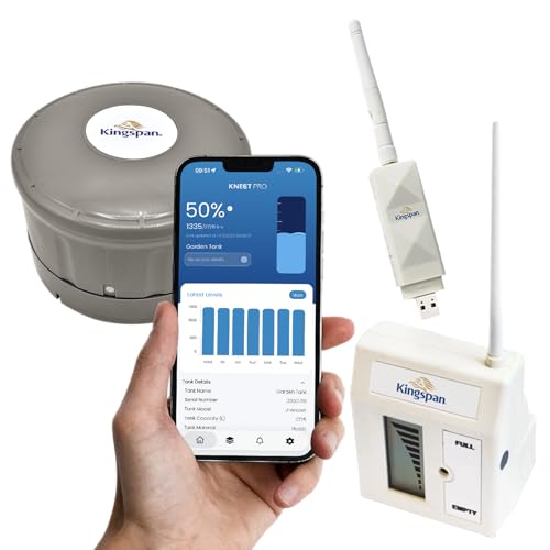 Watchman SENSiT Smart WiFi Oil Tank Monitor & Gauge Kit App Connected Fuel Tank Level Sensor for Heating Oil Kerosene Diesel & Water Alexa Compatible Watchman Sensit - With Local Display Plug