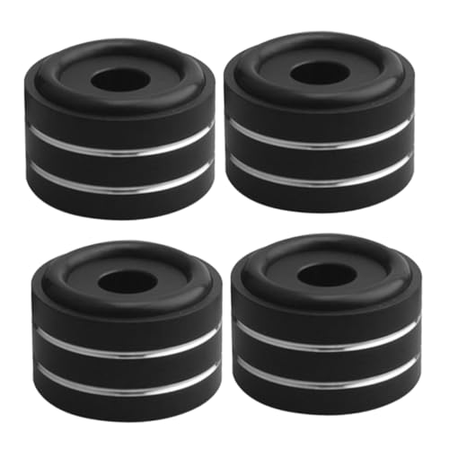 SOESFOUFU 4pcs Speaker Feet Pads Vibration Isolation Pads Amplifier Isolation Feet Slip Rubber Rings