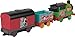 Thomas & Friends Motorized Toy Train Graffiti Percy Battery-Powered Engine with 2 Cargo Cars for Pretend Play Preschool Kids Ages 3+ Years