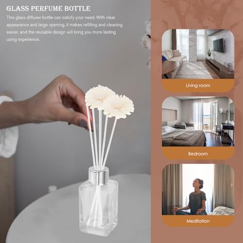 Botellas de Perfume de Vidrio Recargables para Mesa de Tocador Set de 4 5