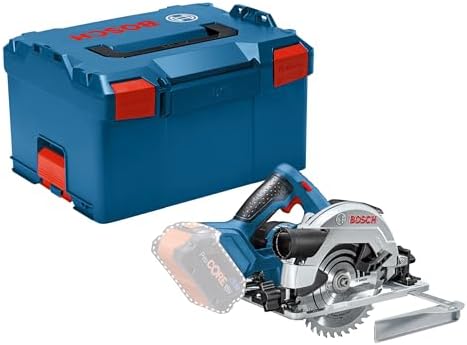 Bosch PRO 18V System Akku Kreissäge GKS 18V-57 G (Sägeblatt-Ø: 165mm, Schnitttiefe: 57 mm, inkl. L-BOXX, ohne Akku/Ladegerät)