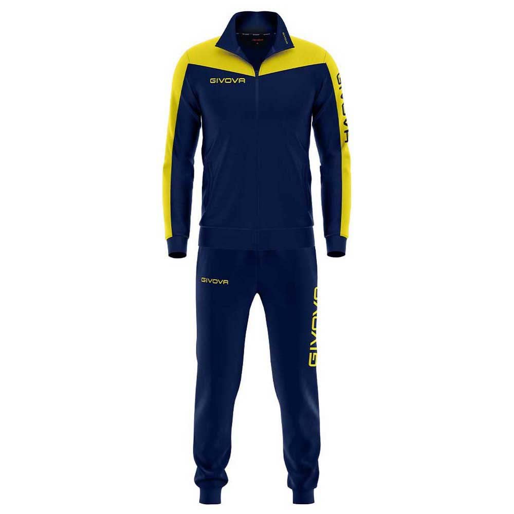 Givova TUTA ROMA TRIACETATO BLU/GIALLO Tg. L
