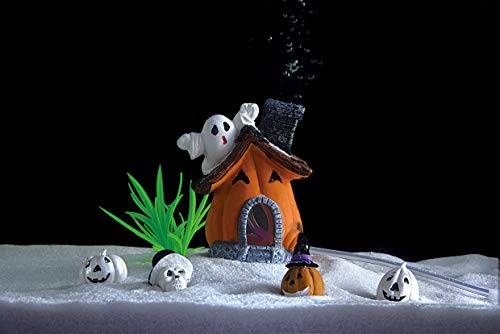 Carefree Fish Aquarium Cucurbita Decoration Fish Tank Bubbler The Halloween Decor Pumpkin House - Thumbnail 3