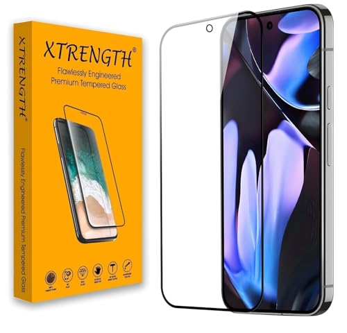 Image of Advanced HD+ Tempered Glass Gorilla Screen Protector Designed for Google Pixel 9 Pro XL - Edge to Edge Full Screen Coverage with Easy Installation Kit (Anti-Scratch)