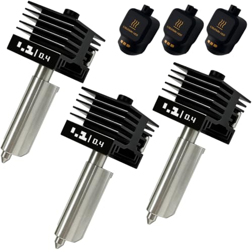 Bambu P2S/H2D/H2S/X2D/H2C/A1/A1�~�j�����f�U�C���d���X�`�[���m�Y�����o�@�z�b�g�G���h�v�����g�w�b�h�����p0.4mm�z�b�g�G���h�L�b�g3�� Bambu Lab 3D�v�����^�[�A�N�Z�T���[�p