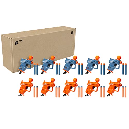 NERF Elite Ace SD-1 Party Pack – 10 Blaster und 20 Elite Darts – Griff, Visier – Amazon Exclusive