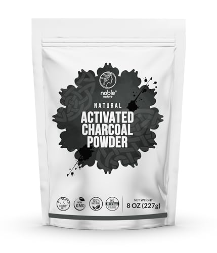 Noble Nature Activated Charcoal Powder |100% Natural | Healthy Skin | Odorless & Flavorless | 227 gms |