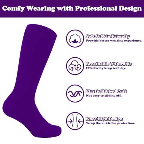 Image of Sarfel Toddler Soccer Socks Kids Soccer Socks Youth Soccer Socks Kids Baseball Socks Girls Softball Socks Boys Football Socks