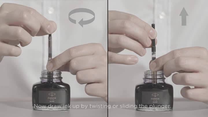 PARKER QUINK Ink Bottle, Blue-Black, 57 ml : Amazon.ca: Office