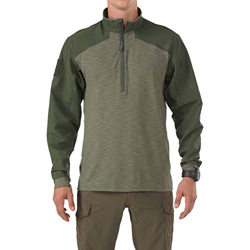 5.11 Tactical Men's Rapid Quarter Zip, Two Way Stretch Fabric, Moisture Wicking, TDU