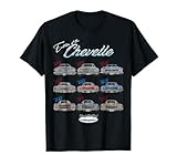 Evolution of the Chevelle SS Hotrod Muscle Car SS454 SS427 T-Shirt