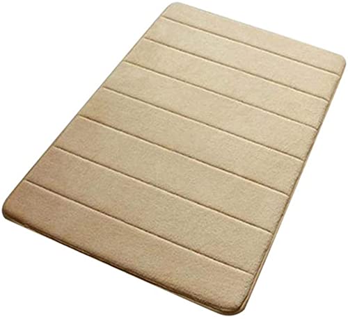 Alfombra de baño Cuarto de baño Alfombra Absorción de agua Alfombra Shaggy Memoria de espuma Cuarto de baño Mat Cocina Piso Baño Absorbente y estera antideslizante resistente a la suciedad ( Color : C