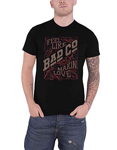 Bad Company T Shirt Feel Like Making Love Band Logo Nouveau Officiel Homme Size S Cover