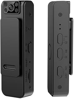 CHENRI 2023 New HD 1080P Noise Reduction Camera, Body Camera with 90° Rotatable Lens, Portable Pocket Body Camera with Audio and Video Recording, WIFI Video Recorder for Home Office Sport (WIFI)