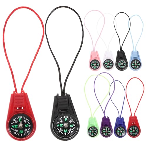 Brújulas mini portátiles Operitacx 20 unidades con cordón miniatura 1