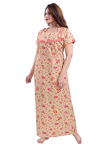 Soulemo-Womens-Cotton-Paisley-Maxi-Nighty