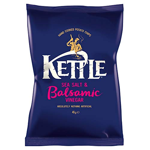 ( 18 Pack ) Kettle Chips Sea Salt & Balsamic Vinegar 40g