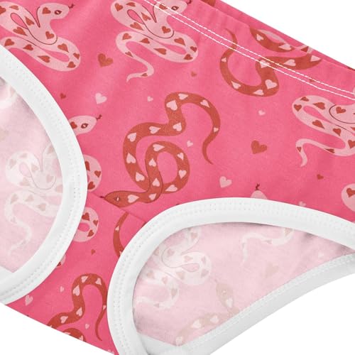Little Girl Underwear Toddler Panties Kids Undies Snakes Soft Cotton Briefs 2T-8Y4